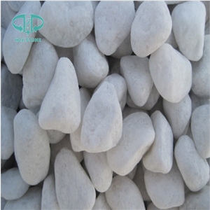 White Pebble Stone, Granite Polished Pebbles, Walkway Pebble Stone