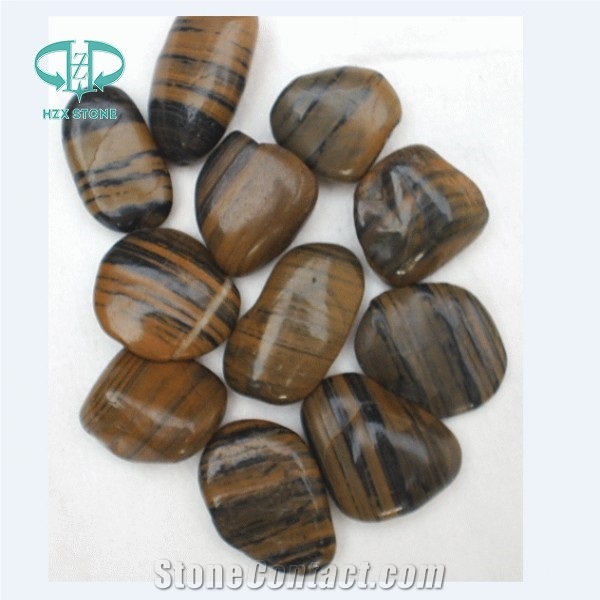 Yellow Pebble Stone,Polished Different Sizes Pebble Stone , Pebble Gravel , Natural River Stone Pebble, Cobble Stone