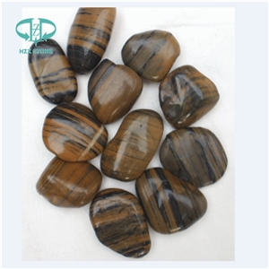 Yellow Pebble Stone,Polished Different Sizes Pebble Stone , Pebble Gravel , Natural River Stone Pebble, Cobble Stone