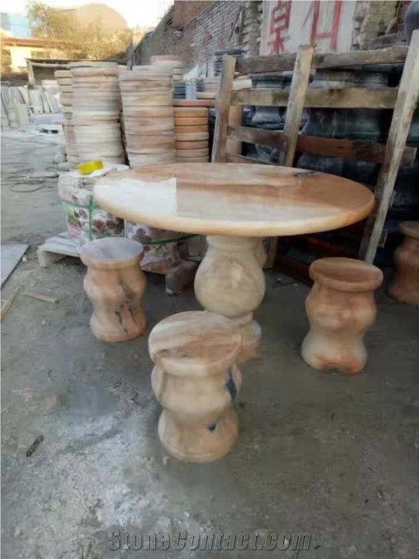 Marble Round Tables Pink Marble Coffee Tables Furniture for Home