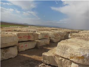 Thala Beige Limestone Block, Tunisia Beige Limestone