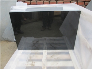 China Popular Absolute Hebei Black Granite Slabs,Granite Tiles ,Granite Countertop Floor Wall Covering Tiles, Skirting, Natural Building Stone Indoor Decoration