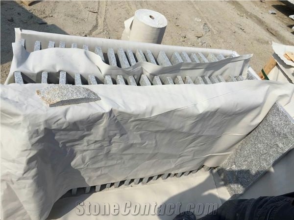 Natural White Light Grey G603 Granite Mushroom Stone ,Natural Surface for Exterial Wall Cladding,Building Decorative Stone,Competitive Price