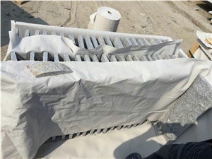 Natural White Light Grey G603 Granite Mushroom Stone ,Natural Surface for Exterial Wall Cladding,Building Decorative Stone,Competitive Price
