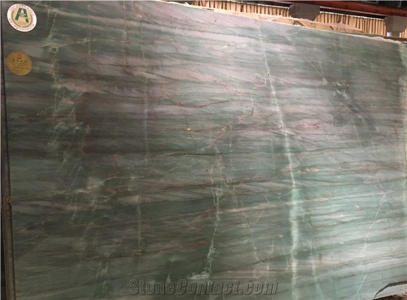 Emerald Green Quartzite Slabs & Tiles, Emerald Green Quartzite Wall Covering Tiles, Azul Green Quartzite Floor Covering Tiles