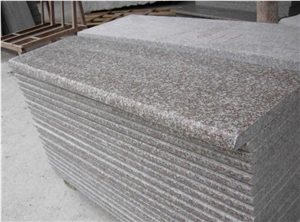 Granite Step,G562 Polished Step, G562 Flamed Riser, G562 Stair Tread, G562 Stair Riser, Granite Threshold