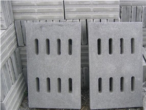 Grey Granite Rainwater Drain, G654 Rainage Pavers, Water Drainage, Rain Chamfer