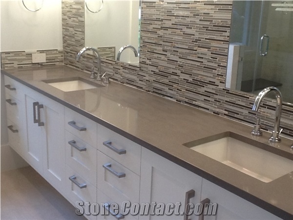 Quartz Stone Vanity Tops/Engineered Quartz Stone Bathroom Countertops/Quartz Vanity Tops/Quartz Stone Bath Tops/Quartz Stone Tops/Cambria Quartz Stone Vanity Top/Caesarstone Bathroom Vanity Tops