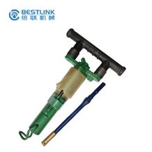 Pneumatic Hand Held Rock Drill, Pneumatic Jack Hammer, Portable Stone Drilling Tools, Air Driven Stone Tools for Drilling Rock