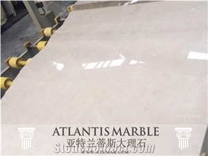 Turkish Marble Block & Slab Export / New White Pearl Beige Marble