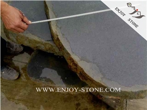 Basalt Flagstone Driveway,Basaltina Irregular Flagstone,Flagstone,Gray Basalto Random Flagstones,China Basalt Crazy Paver,Grey Basalt Flagstone Paving