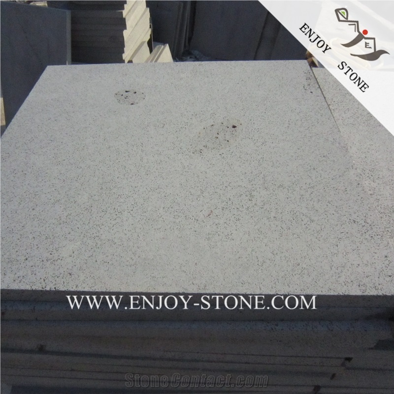 Basalt Paver with Honeycomb Paver,Grey Basalto Tile with Hole,Zhangpu Bluestone with Ant Line Tile, Grey Andesite Paver with Catpaws,Blue Stone
