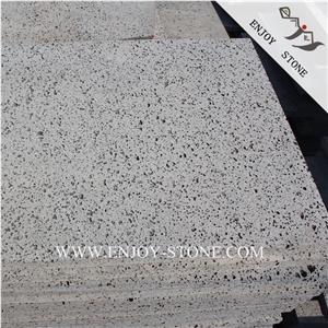 Big Holes Volcanic Basalt Paving Tiles,Hainan Lava Stone Slabs,Lava Stone China Basalt Tile,Volcanic Stone Floor Tiles