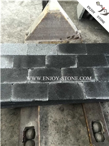 Black Basalt Floor Covering,G684 Black Pearl Basalt Tumbled Paver,Tumbled Black Pearl Basalt Walking Paver,Black Pearl Basalt Courtyard Paver,G3518