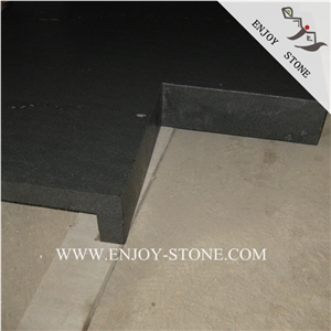 Bluestone Paver with Honeycomb,Chinese Dark Black Andesite Pool Tile,Zhangpu Bluestone Swimming Pool Tile,Grey Basalto Pool Pavers with Hole