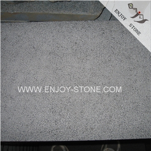 Bush Hammered Finish China Dark Grey Basalt,Zhangpu Bluestone with Honeycomb or Cat Paws on Surface,Basalt Quarry Owner