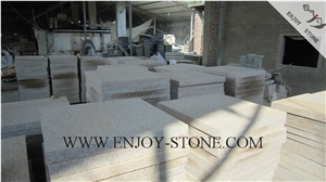Bush Hammered Tiles G682 Golden Yellow,Golden Rust, Rustic Yellow , Golden Granite,Yellow Granite,Bush Hammered Tile/Cut to Size, Slabs/Flooring/Walling/Pavers/Granite