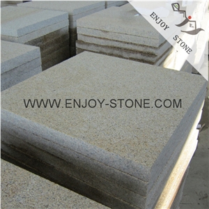 Bushhammered Finish G682 Rusty Yellow,Misty Yellow,Beige Granite Stone