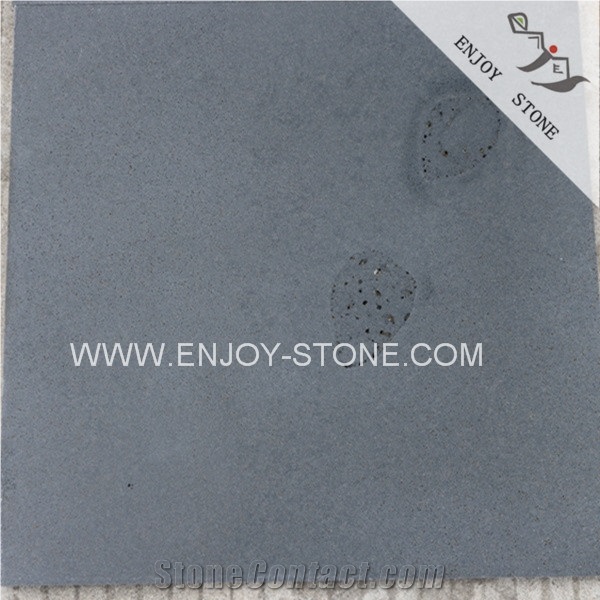 Cat Paws Holes Basalt,Honed Tiles with Cat Paws Tiles,China Grey Basalt,Basaltina,Basalto,Bluestone Walling & Flooring