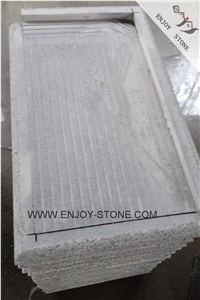 Cheap G654 Granite,Padang Dark,Sesame Black Granite Tile for Swimming Pool, Bullnose Pool Coping,Terrace Tiles and Pool Borders,Drop Face Bullnose Tiles,Nosing Piece,Flooring Around Swimming Pool