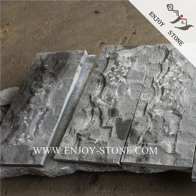 China Basalt Exterior Stone Mushroom Wall Cladding