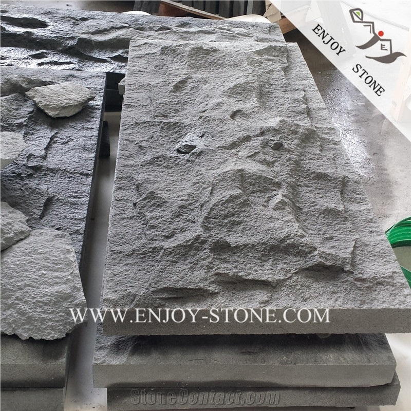 China Basalt Exterior Stone Mushroom Wall Cladding