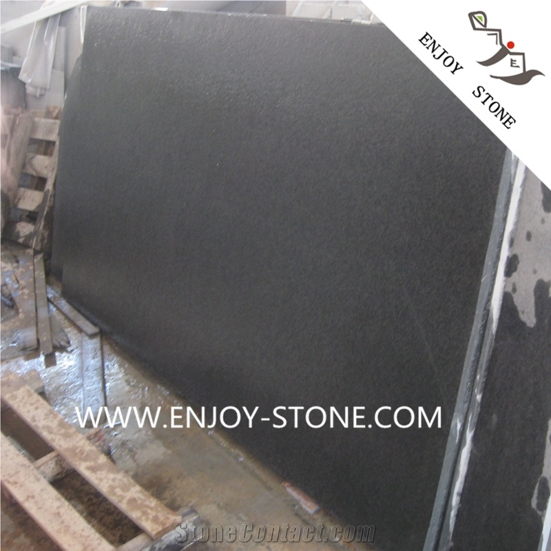 China Black Basalt Big Slab,G684 Black Pearl Granite Slabs,China Black Big Slabs,Flamed G684 Black Granite Slab,Black Basalt