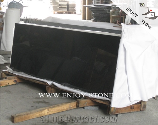 China Black Pearl Granite Slab,Absolute Black Granite Slabsblack Granite Big Slab,Black Granite Wall Tile,Granite Paver,Granite Paving