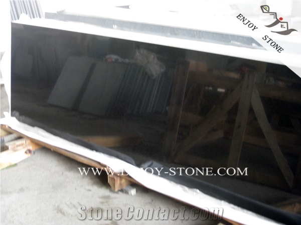 China Black Pearl Granite Slab,Absolute Black Granite Slabsblack Granite Big Slab,Black Granite Wall Tile,Granite Paver,Granite Paving
