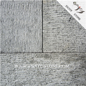 China Chiselled Bluestone Tiles with Honeycomb Floor Tiles,Chiseled Zhangpu Grey Basalto Floor Tiles,Dark Grey Andesite Paver with Catpaws