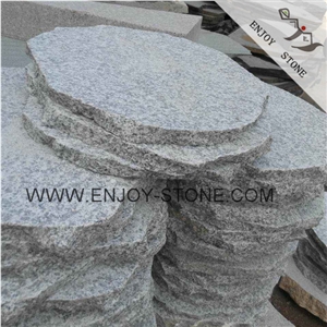 China G603 Super White Grey Granite,G3503 Light Color Granite,Crystal Grey Flagstone Courtyard,Stepping Stone,Landscaping Flagstone Paving,Flagstone Road Paving