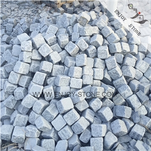 China Gray Granite Cobble Stone, Pavers, Cube Stone