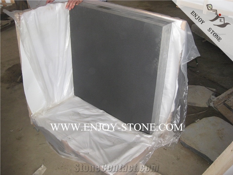 China Grey Basalt/Basaltina/Basalto/Inca Grey Tiles&Slabs,Honed Finish Andesite Floor Tiles,Basalt Wall Covering Tiles