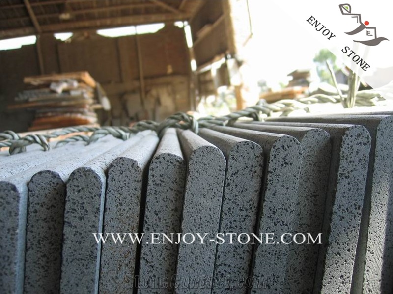 China Grey Basaltina Swimming Pool Pavers,Gray Bluestone Bullnose Pool Tiles,Basalt Pool Coping,China Basalt Pool Terraces,Zhangpu Basalt Pool Coping