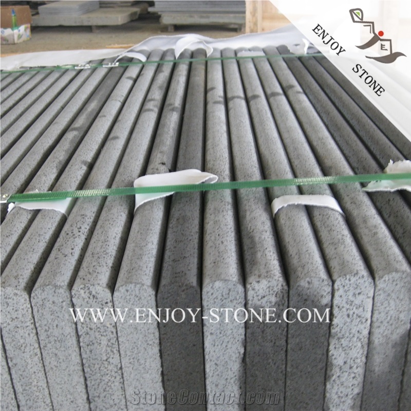 China Grey Basaltina Swimming Pool Pavers,Gray Bluestone Bullnose Pool Tiles,Basalt Pool Coping,China Basalt Pool Terraces,Zhangpu Basalt Pool Coping