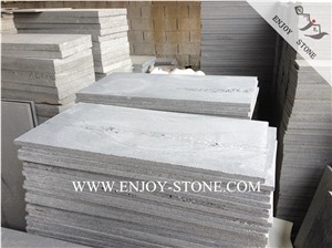 China Grey Bluestone Sawn Cut Tiles,Fujian Basalto/Andesite/Basaltina Machine Cut Slabs with Honeycombs/Cats Paws,Lava Stone Wall Covering&Flooring