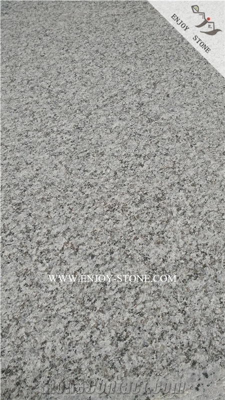 China New G603 Flamed Granite Tiles&Slabs,Light Grey Granite Flooring&Wall Covering,Bianco Crystal G603 Granite Stone