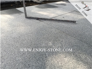 China Padang Dark Grey Granite G654 Tiles&Slabs,Sesame Black Granite Floor Covering,Flamed Granite Wall Covering for Exterior Decoration
