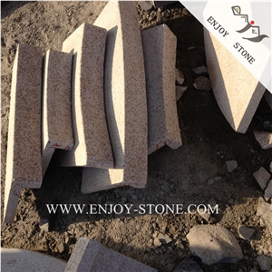 China Yellow Granite Pool Coping,G682 Sunset Gold Granite Swimming Pool Pavers,Rustic Granite Swimming Pool Coping,Yellow Granite Pool Pavers