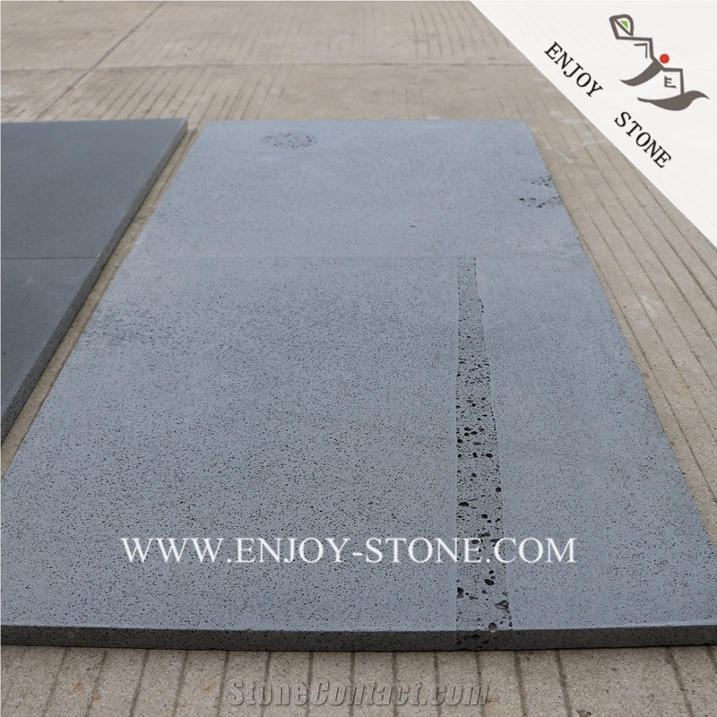 China Zhangpu Bluestone, Grey Basalto Tile,Grey Andesite Paver with Catpaws,Bluestone with Honeycomb Paver,Paving Stone,Andesite Wall Tiles