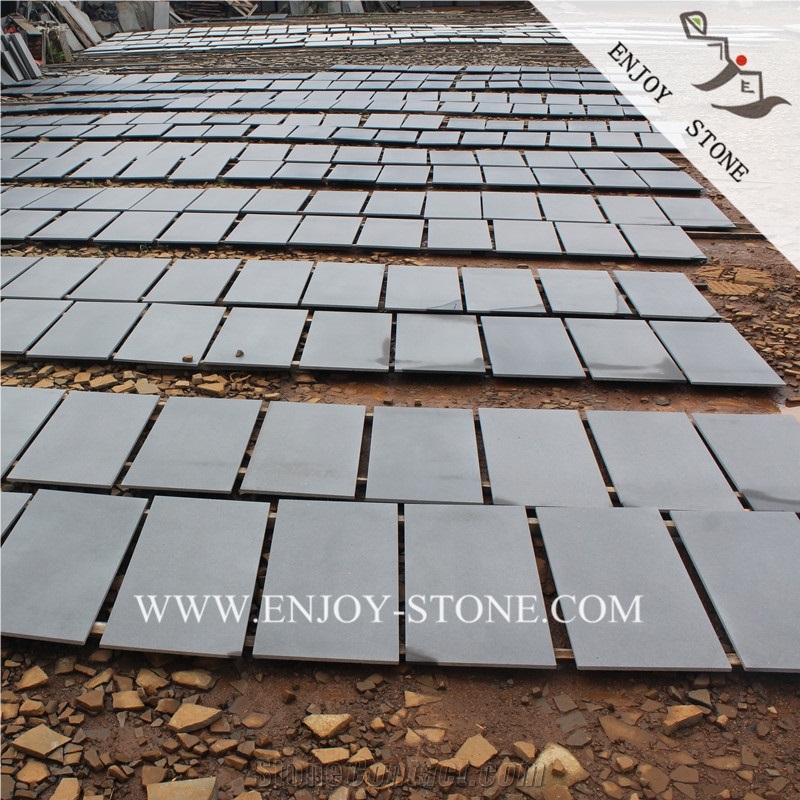 Chinese Andesite Black Basalt Tiles, Hainan Black Basalt,Black Basalto,Bazalt,Inca Black Tiles