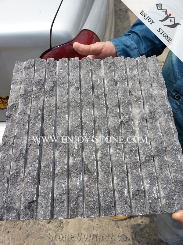 Chinese Garden Water Fall Tile,Black Basalt Garden Wall Panel,Artificial Rocks Water Feature,Bluestone,Lava Stone