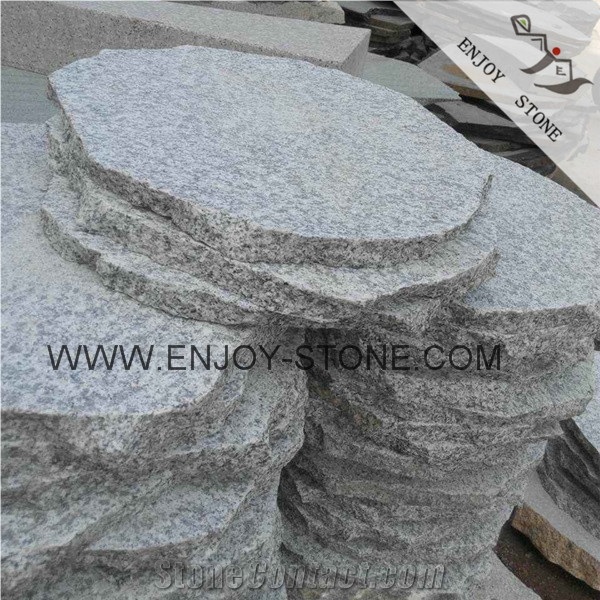 Chinese Gray Granite,Padang Light,Sesame White,Bianco Crystal Flagstone Road Paving,Flagstone Courtyard,Garden Landscaping Paving Stone
