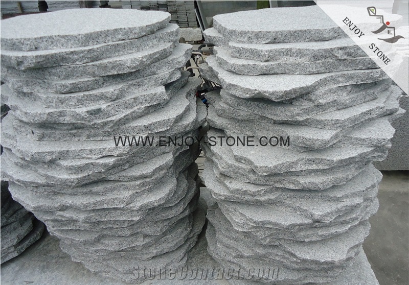 Chinese Gray Granite,Padang Light,Sesame White,Bianco Crystal Flagstone Road Paving,Flagstone Courtyard,Garden Landscaping Paving Stone