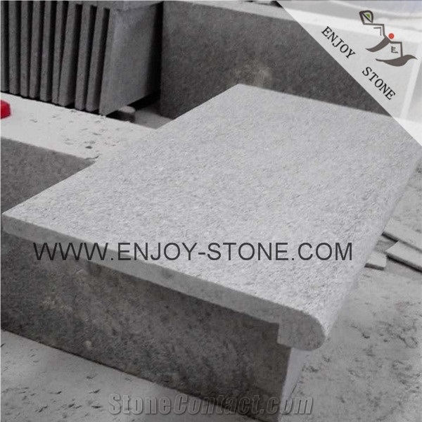 Chinese Grey G603 Granite Tile,Swimming Pool Granite Tile,Swimming Pool Bullnose Tile,Pool Coping,Swimming Pool Edge Tile,Pool Terraces Around Swimming Pool,Pool Pavers