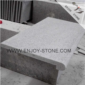 Chinese Grey G603 Granite Tile,Swimming Pool Granite Tile,Swimming Pool Bullnose Tile,Pool Coping,Swimming Pool Edge Tile,Pool Terraces Around Swimming Pool,Pool Pavers