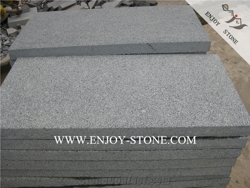Chinese Oliver Green G612 Granite Bushhammered Floor&Wall Covering Tiles,Zhanpu Green Granite Slabs