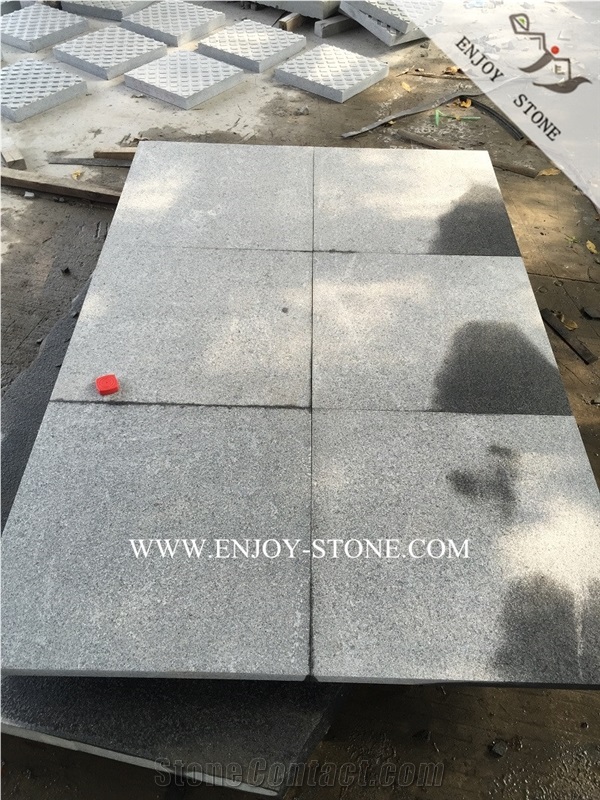 Chinese Sesame Black,Impala Black Flamed Finish Tiles,G654 Granite Slabs&Tiles,Padang Dark Grey Granite Tiles&Slabs