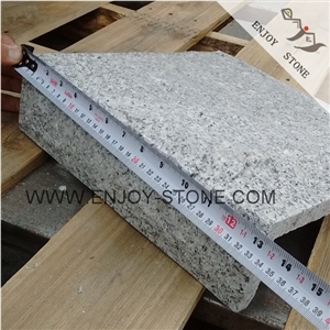 Chinese White Granite G603 Ash Grey,Light Gray Granite,Padang Light,Sesame White Mushroom Stone for Flooring & Wall Cladding,Split Face Mushroom Flat Stone,Mushroom Corner