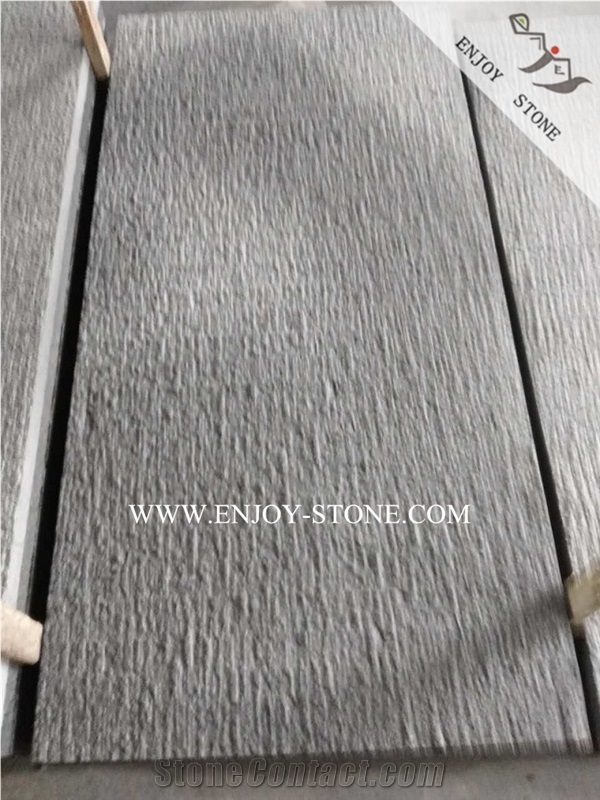 Chiseled Surface Hainan Grey Basalto/Basaltina/Andesite Stone Tiles&Slabs,Andesite Wall Tiles,Lava Stone Floor Tiles for Outdoor Decoration